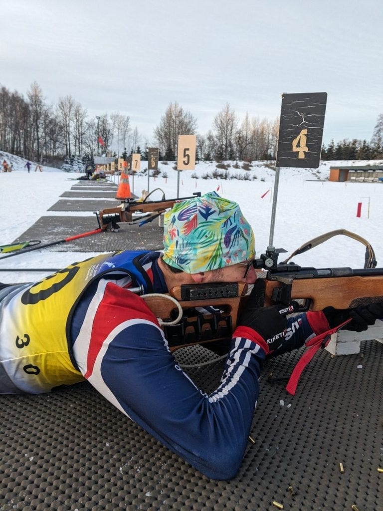 Want to ski, shoot, and hang out with Anchorage Olympians? Try biathlon.