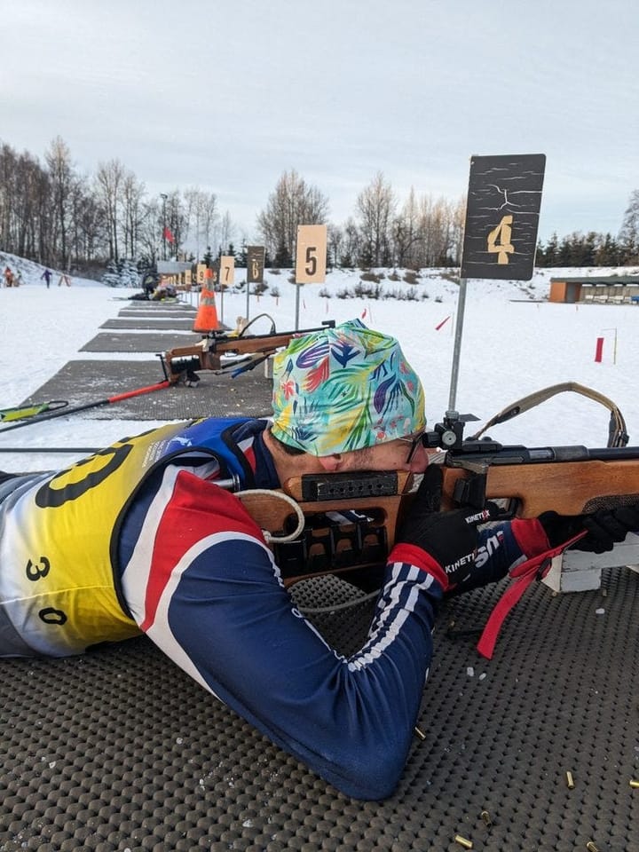 Want to ski, shoot, and hang out with Anchorage Olympians? Try biathlon.
